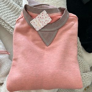 Free people start up pullover sweat set size small/medium